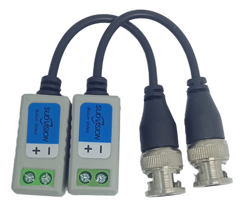 Balun Pasivo De Video Para Cámaras Hd (hdcvi - Ahd - Tvi)