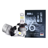 Kit Cree Led Cob H4 28.000 Lm Alta Y Baja S6 Heavy Duty 24v