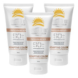 Fotosun Uv Protector Solar Fps 50+ Adaptive Color 60ml 3pack