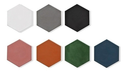 Hexagono Revestimiento Calcareo Manhattan- X M2 Colores