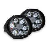 Par Faros 6 Led 12v 12w Luz Fija Y Estrobo