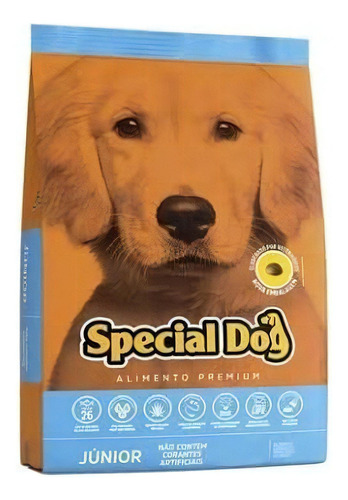 Alimento Special Dog Premium Para Cão Filhote Todos Os Tamanhos Sabor Mix Em Sacola De 15kg