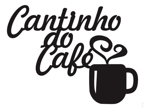 Aplique Enfeite Em Mdf Cantinho Do Café Cozinha 40cmx30cm