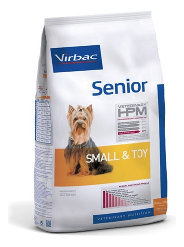 Alimento Virbac Senior Small & Toy Para Perro De Raza Pequeña En Bolsa De 3kg