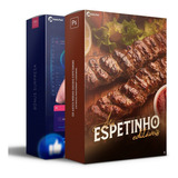 Pack 50 Artes Espetinho Editável Photoshop +legendas