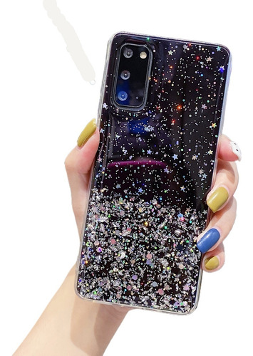 3pcs Funda De Teléfono Glitter Starry Sky Para Samsung