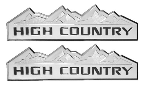 Par Emblemas High Country Chevrolet Silverado Cheyenne