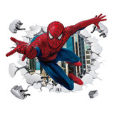 Decoración 3d Para Cuarto De Niño Avengers Spiderman 65x55