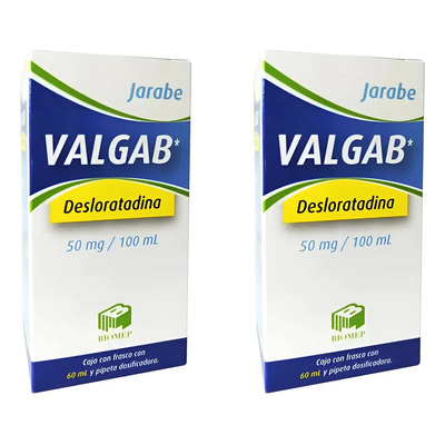 Valgab Desloratadina 50 Mg\u002F 100ml Frasco 60 Ml Pack 2 | Meses sin interés