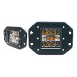 Faro Led Dually Blanco/ámbar 16w Empotrable Universal