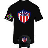 Camiseta Manga Corta Junior Barranquilla Esp Obsequio Gorra 