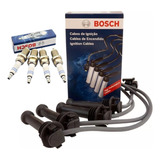 Kit Cables Y Bujias Bosch P/ Ford Escort 1.8 16v Zetec