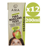 Ama Jugo De Fruta Orgánico Manzana Pera 12x200cc Tetra