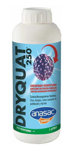 Sanitizador Dryquat 1 Lt (amonio Cuaternario) Anasac