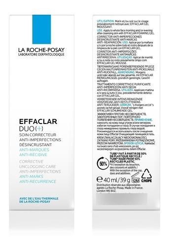 Creme/gel Duo [+] La Roche-posay Effaclar 40ml