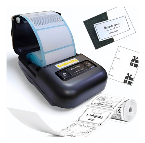  Mini Impressora Etiqueta Térmica 58mm Portátil Bluetooth