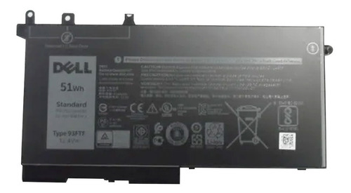 Bateria Dell Latitude E5580 E5290 51wh Type 93ftf 