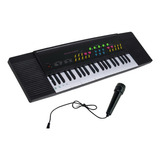 Piano 44 Teclas Órgano Teclado Musical Eléctrico Micrófono