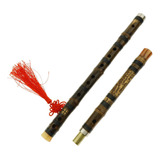 Flauta De Bambú Vertical Artesanal