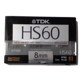 Cassette De Video 8mm Tdk P/ Filmadora Sony Y Canon 60 Min