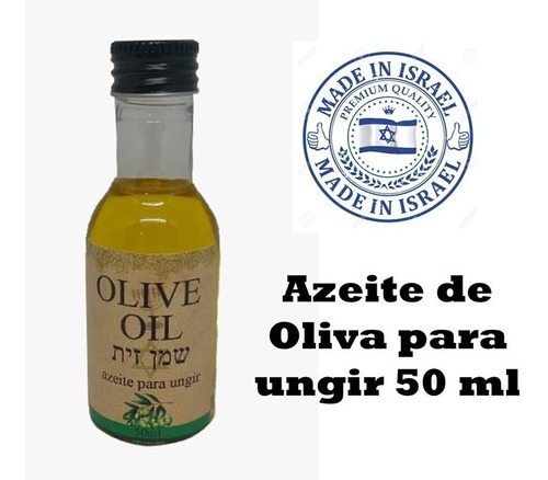 Azeite Puro De Oliva De Israel 50ml - Galiléia