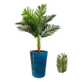 Planta Artificial Palmeira Coqueiro + Vaso Completo Cores