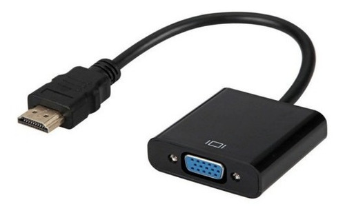 Cable Adaptador Convertidor Hdmi A Vga Aux. 3.5 Laptop Tv