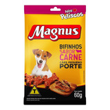 Petisco Para Cães Pequeno Bifinho Magnus Carne 60g