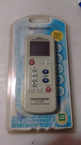 Control Remoto Universal Aire Chunghop K-100es