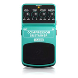 Pedal Compressor Sustainer Behringer Cs400 + Color Turquesa