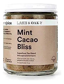 Lake & Oak - Tea Mint Cacao Bliss - Superfood Tea Blend | 10