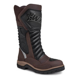 Botas Biker Hombre Motociclista Workland Touring 77426 Café