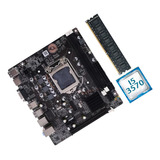 Set De Placa Base B75 Lga 1155 Con Procesador Core I5 3570,