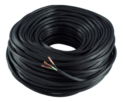 Cable Electrico Uso Rudo 3x10 Con 100 Metros