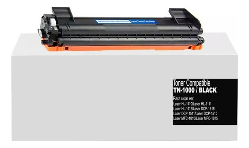 Toner Generico Tn1000 Para Impres Mfc-1510/mfc-1815/dcp-1610