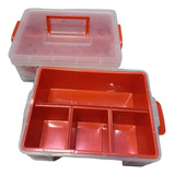 Caja Plástica Con Divisiones 30x22x11 Cm/s.o.s.cocina