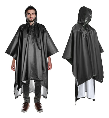 Capa Impermeable Portátil Para Lluvia Gabardina Rompevientos