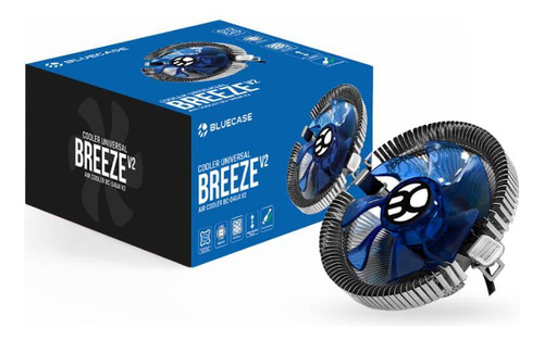 Cooler Universal Breeze Bc-04uav2 - Intel/amd, Alumínio