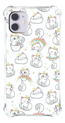 Capa Capinha De Celular Personalizada Gatinha Unicornio 0021