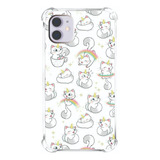 Capa Capinha De Celular Personalizada Gatinha Unicornio 0021