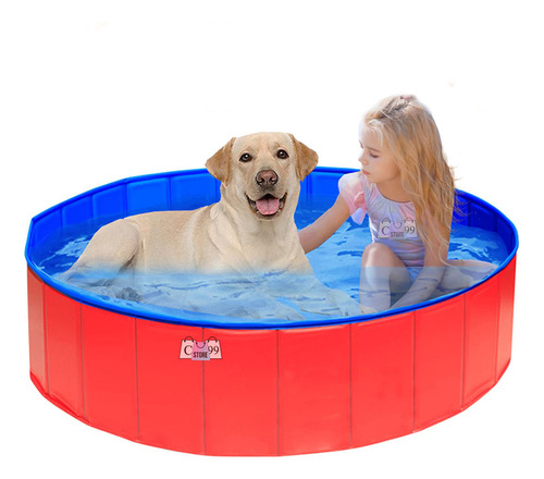 Piscina De Niños Perros Y Gatos Plegable Para Mascotas 120cm