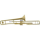 Trombone De Pisto Harmonics Sib Hsl 900l Laqueado C/estojo Cor Dourado