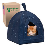 Furhaven Cama Pequena Para Gatos, Decoracion De Policlana, P