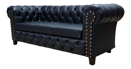 Sofa Chester Sillon Chesterfield 3 Cuerpos Fabrica Bufalosin