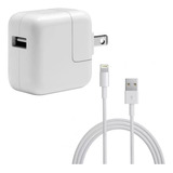 Cargador Para iPad Usb Mas Cable 12wts iPhone iPod + Regalo