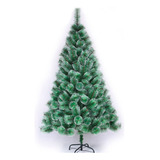 Árbol De Navidad 180 Cms Semi Nevado Tradicional Y Frondoso