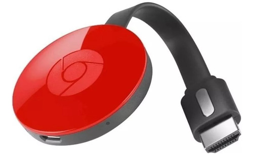 Google Chromecast 2.ª Gen Full Hd 256mb Rojo 512mb Ram Ref