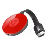 Google Chromecast 2.ª Gen Full Hd 256mb Rojo 512mb Ram Ref