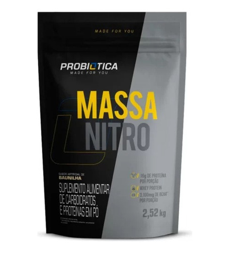 Massa Nitro Refil 2,5kg Probiotica