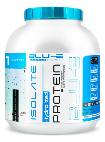 Proteína Whey Hidrolizada Isolate Blu-e 2.2kg Varios Sabores